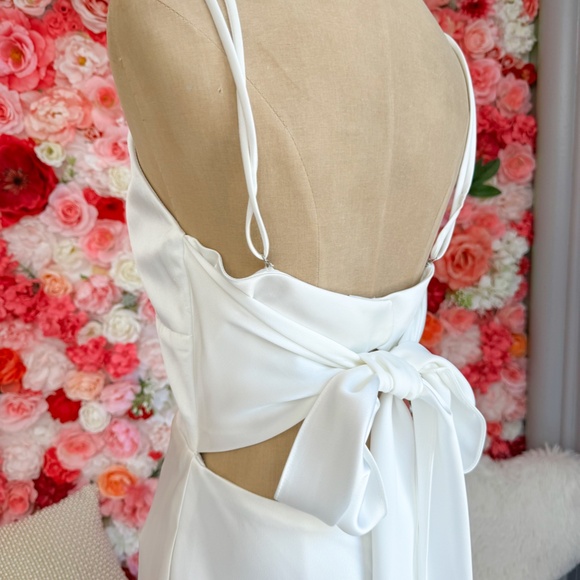 Morilee | Slip Dress with Tie Back - Picture 5 of 5